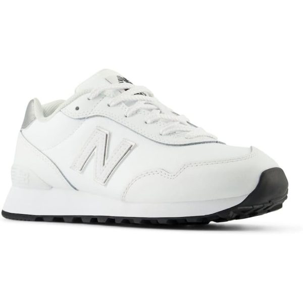 New Balance Women's 515 V3 Sneaker, White/Silver<br> 